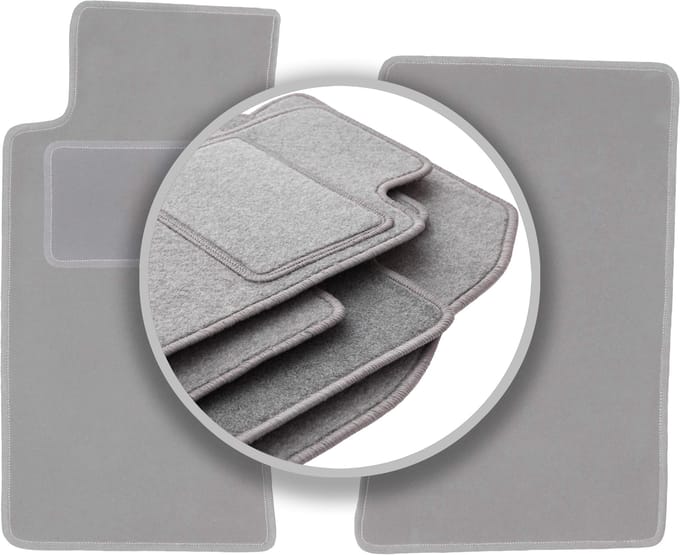 Grijze automatten voor: Mazda MX-5 II NB cabrio (1998-2005)