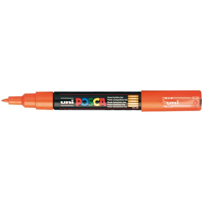 Posca marker met conische punt schrijfdikte extra-fijn oranje