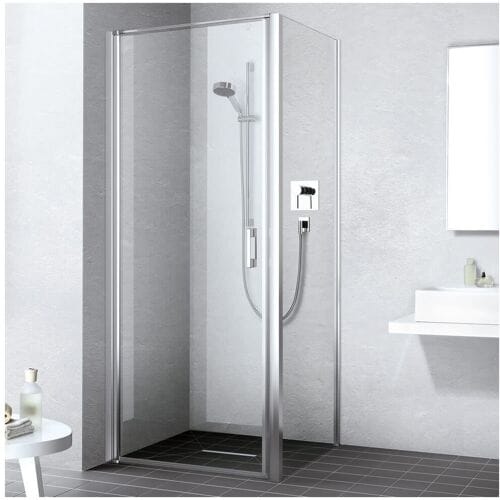 Kermi Liga swing door for shower tray 1-leaf 100 cm, stop left LI1WL100201AK