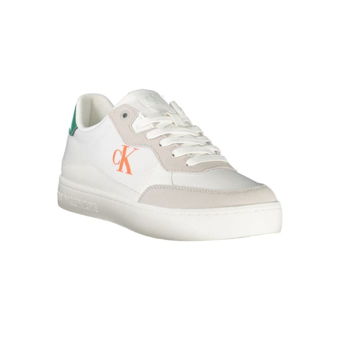 Calvin Klein Bianco Polyurethaan Heren Sneaker
