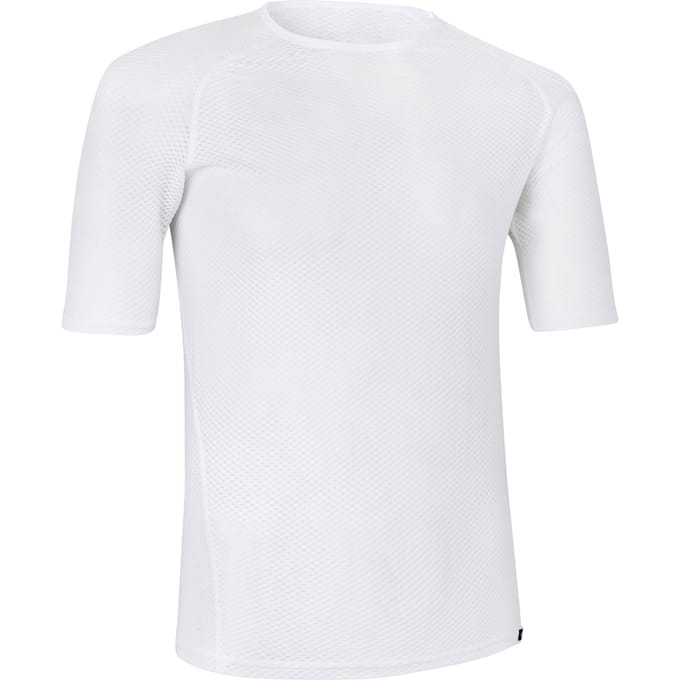 GripGrab - Ultralight Mesh Korte Mouw Base Layer Zomer Fiets Ondershirt Polygiene Zweethemd - Wit - Heren - Maat XS