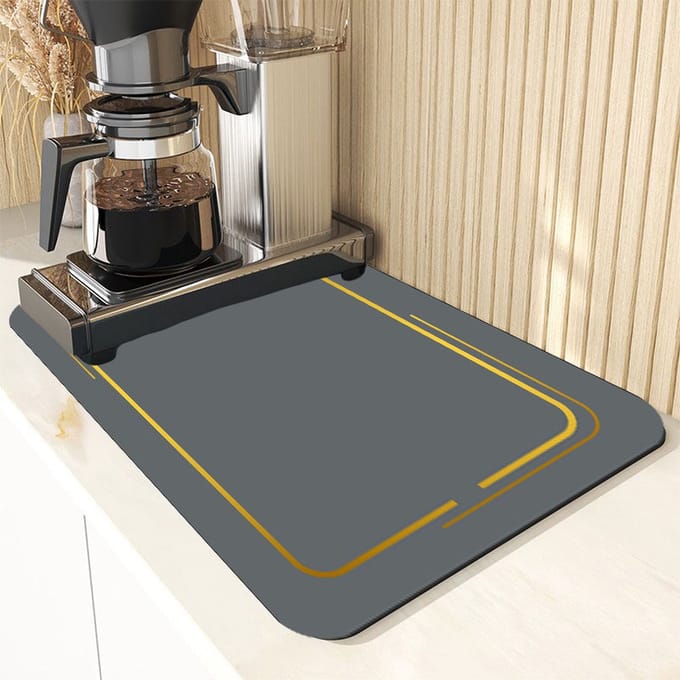 Beste Prijs Afdruipmat 40 x 60 cm - Waterabsorberende Mat voor Keuken en Werkblad