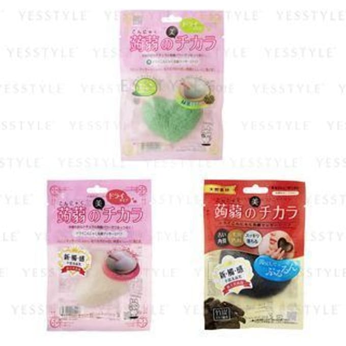 LUCKY TRENDY - Dry Knojak Face Massage Puff PFD402