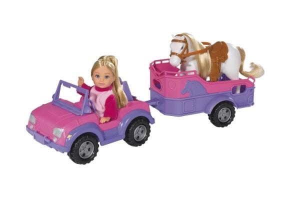 Evi Love - Jeep met Paardenaanhanger - Pop