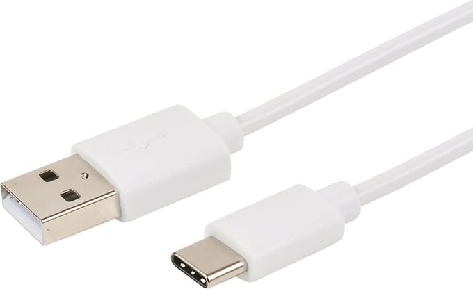 ERARD - USB Type C M / USB M - 3A - 3m - Blanc - 722445
