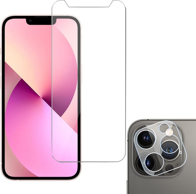 Geschikt voor iPhone 13 Pro Max Screenprotector - Geschikt voor iPhone 13 Pro Max Beschermglas Met Camera Screenprotector - Glas