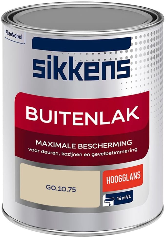 Sikkens - Buitenlak Hoogglans - G0.10.75 - Mengverf - 1 L