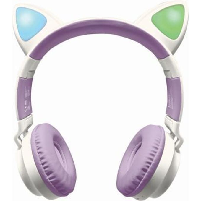 Cat’s ears shape wireless oplaadbaar headphones met verlichting