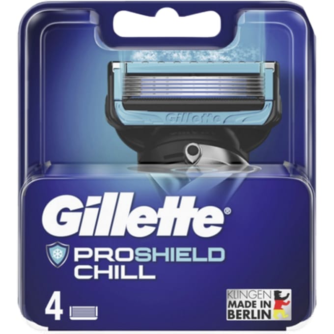 Gillette ProSheild Chill scheermesjes 4 stuks