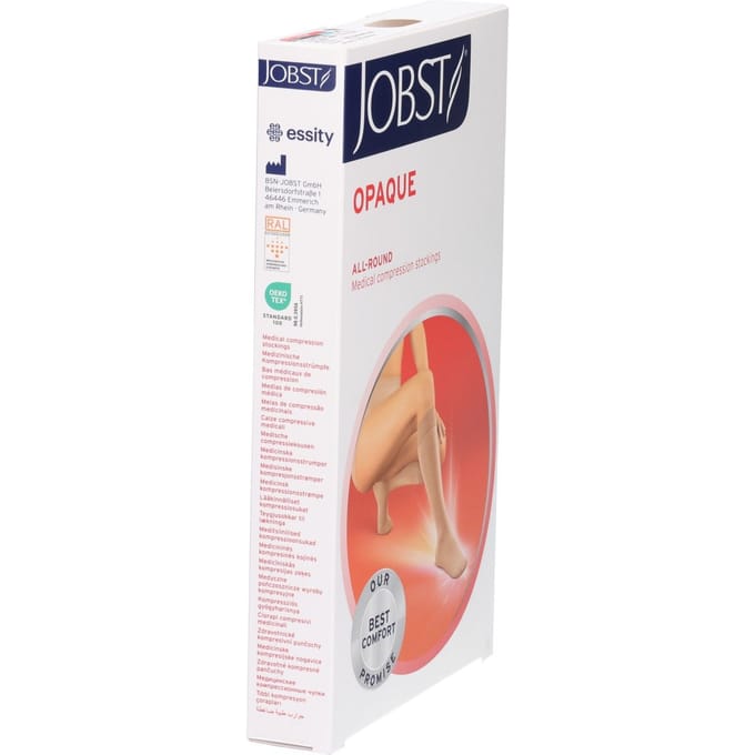 Jobst Opaque 2 Ad Reg Open Sft Black Vi Pair