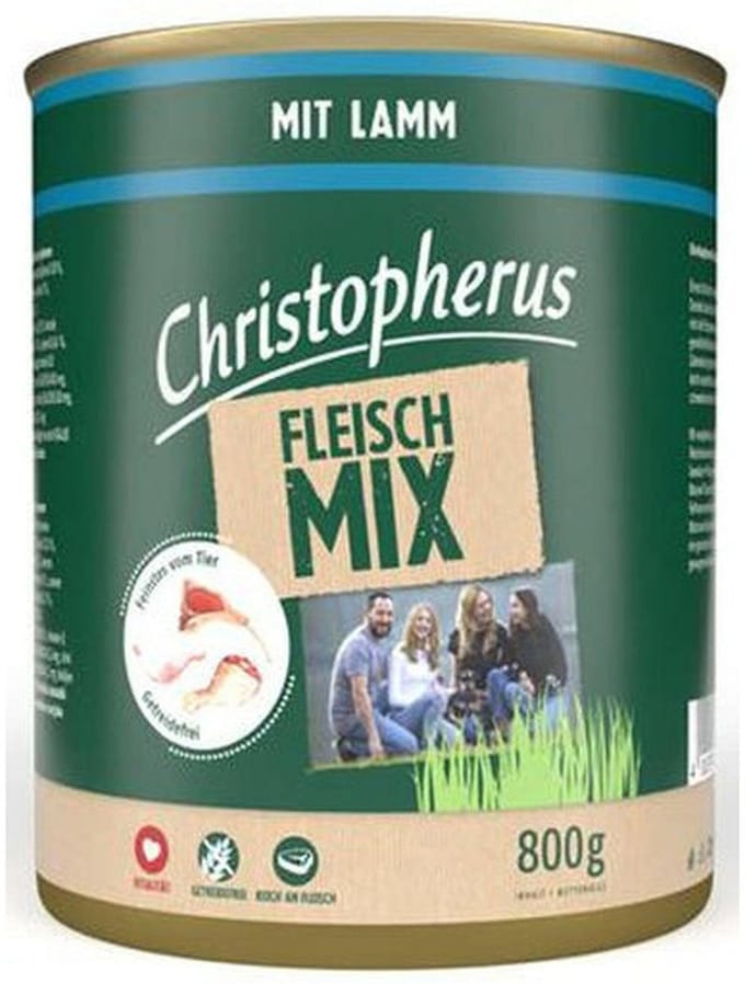 Christopherus vleesmix 6x800g - lam