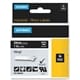 DYMO Rhino Industrial Vinyl Labels 24 mm x 5.5 m Wit Print on Zwart Self-Adhesive