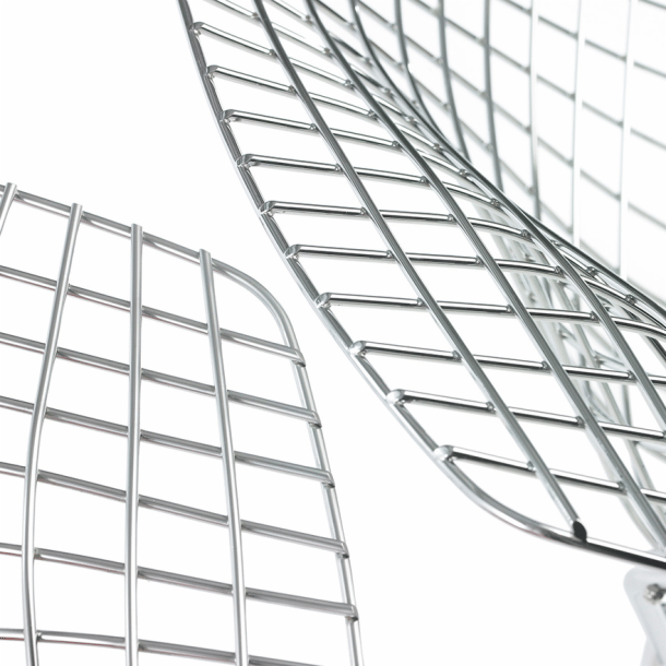 Knoll International - Bertoia Diamond Fauteuil Binnen - Chroom - zilver