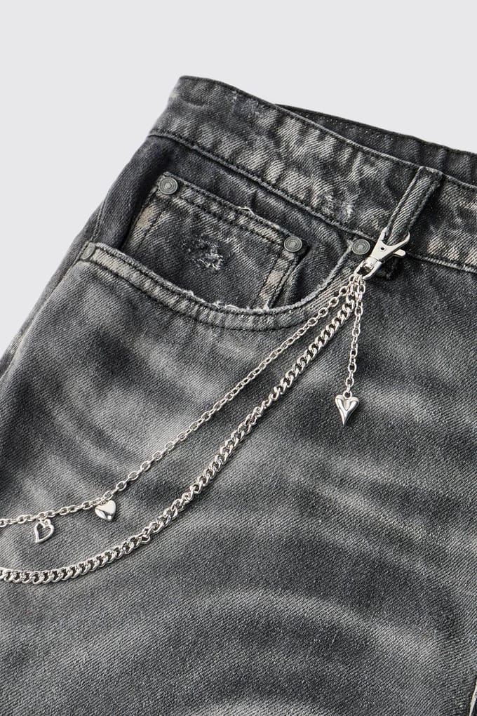 Hart Jeans Ketting | Silver