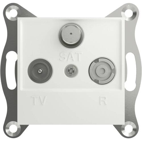 Schneider Electric EPH3570121D Televisie, radio, satelliet Asfora Wit (RAL 9003) 1 stuk(s)
