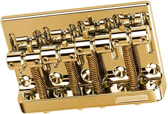 Allparts Gotoh 201B4 Basbrug - Goud