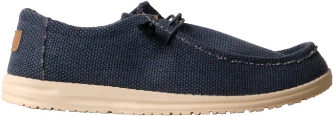 Lage mocassin met veters
