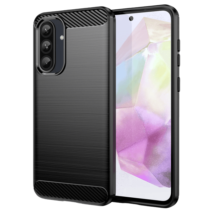 CaseBody Samsung Galaxy A36/A56 Schokbestendig Hoesje Zwart
