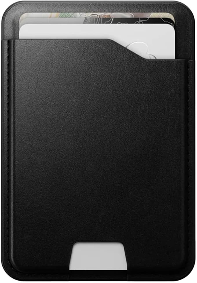Nomad Horween Leather Mag Wallet met Apple Find My Tracking - Black