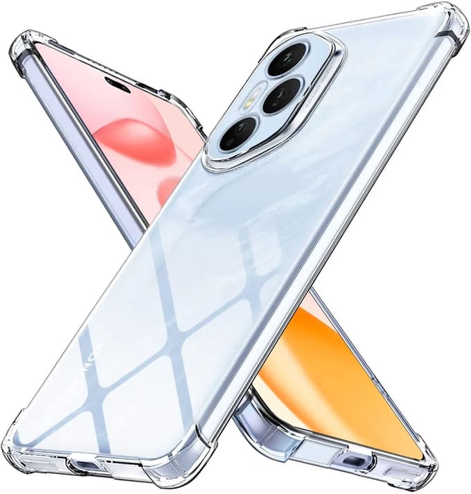 Hoesje geschikt voor HONOR 400 Pro - Techsuit Shockproof Silicone Back Cover - Transparant