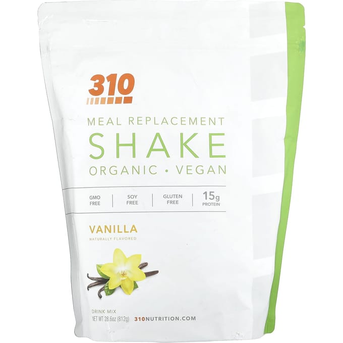 310 Nutrition, Shake de remplacement de repas, Vanille, 28,6 oz (812 grammes)