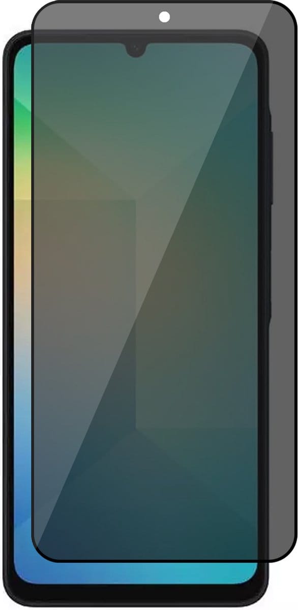 Privacy Screenprotector geschikt voor Samsung Galaxy A06 - Volledig Dekkend Glas Screen Protector