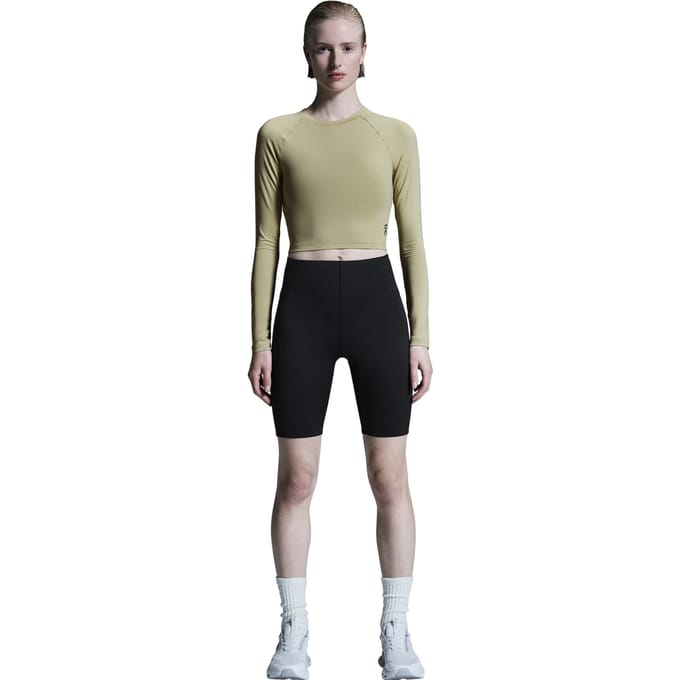 On Studio Lg-t Crop 1 W Caper Maat: XL | Longsleeves Outlet | Dames | Bruin