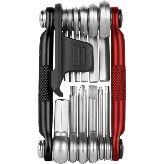 Crank Brothers M13 Multitool Fietsgereedschap - Zwart/Rood