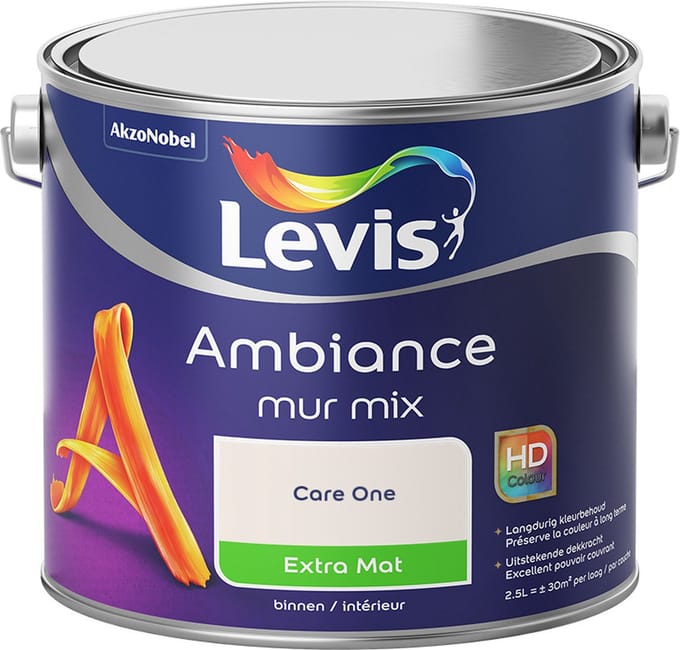 Levis - Ambiance Mur Extra Mat Mix - Care One - Mengverf - 2,5 L