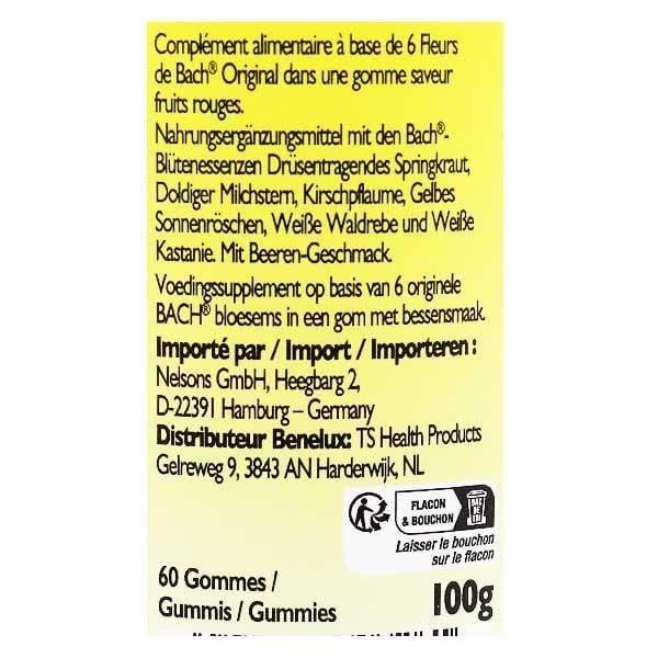 Rescue Nuit Gummies rode vruchtensmaak 60 stuks
