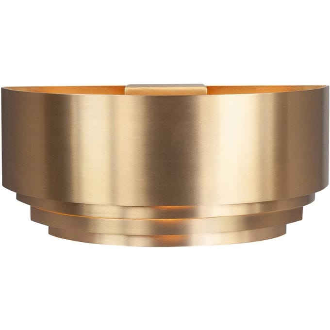 HighLight Wandlamp Elena, messing, breedte 30 cm, aluminium, E14