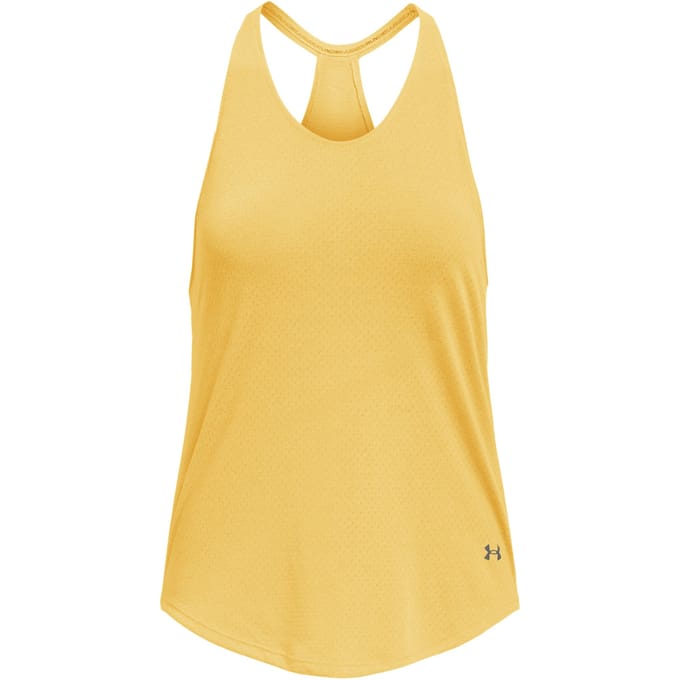 Under Armour Streaker Tanktop Dames-Geel