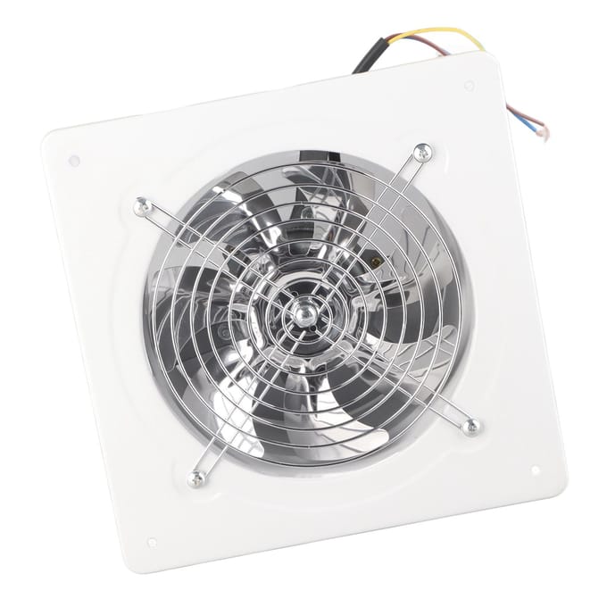 Ventilateur d'extraction industriel 220 V 167 mm pour fenêtre murale, pour cuisine et bureau