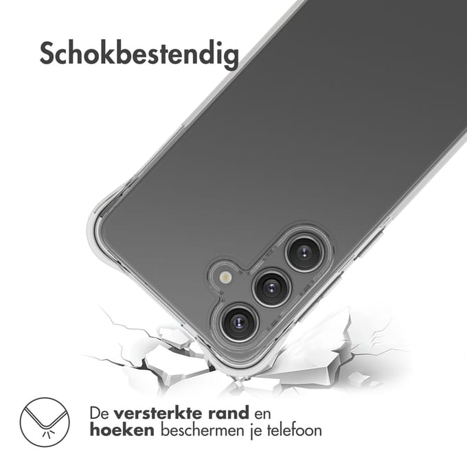 imoshion Hoesje - Geschikt voor Samsung Galaxy S25 - Shockproof Case - Transparant