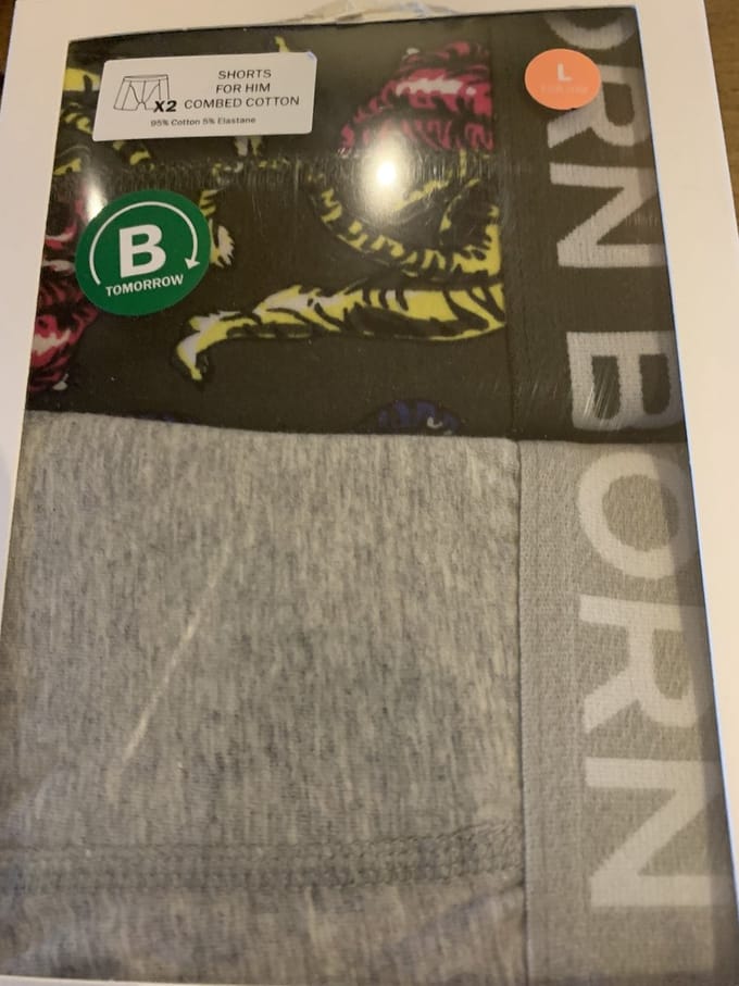 Bjorn Borg 2 pack katoenen herenboxers maat L