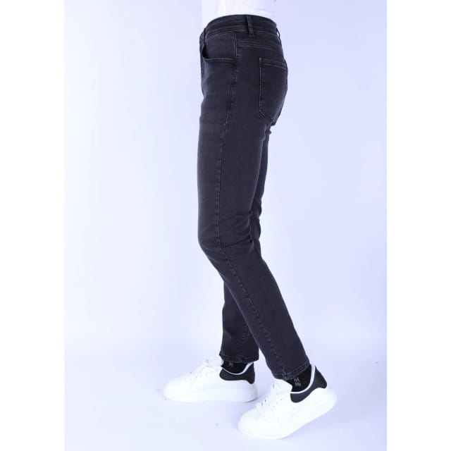 Nette Regular Fit Mannen Stretch Spijkerbroek - DP53 - Zwart