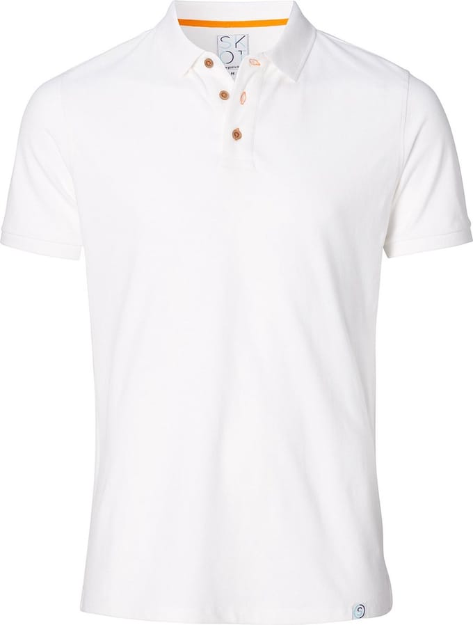 SKOT Polo Duurzaam - Really White - Wit - Maat M