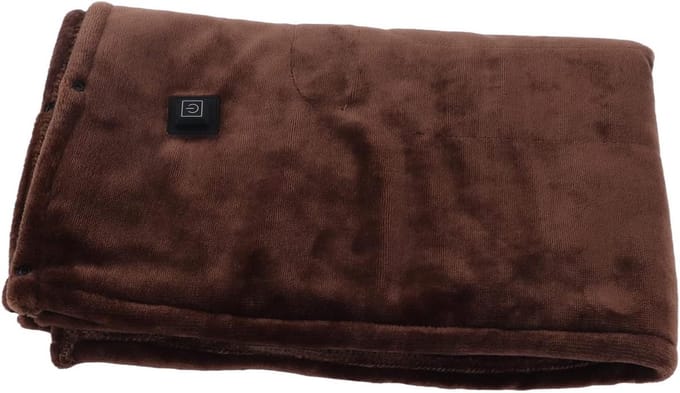 Elektrisch Verwarmde Deken - Verwarmde Plaid USB - Warm Blijven - Snelle Verwarming - Niet Gespecificeerd - Koffie