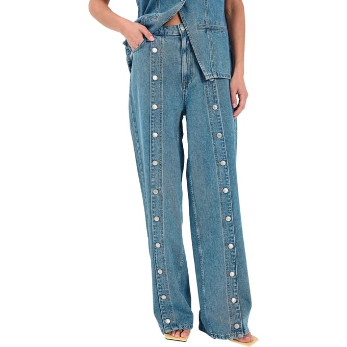 Damesjeans met knopen Norr Kenzie Large