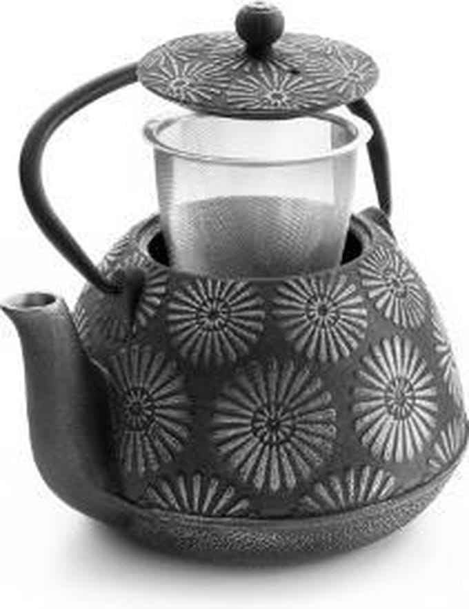 Théière IBILI Bali - 1,2 L - Fonte intérieure émaillée