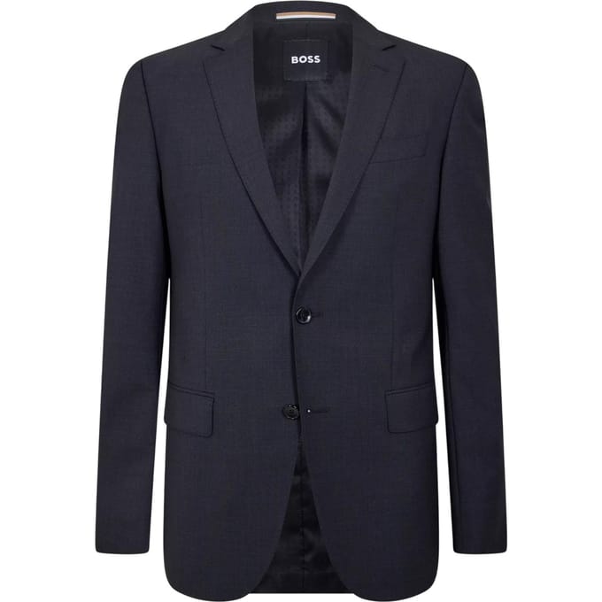 Boss Heren Colbert Met Enkele Knoopsluiting (Donkergrijs)