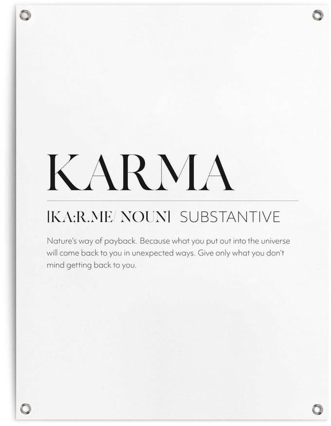 Tuinposter Karma - 80 x 60 - Canvas - REINDERS