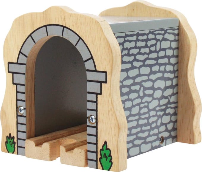 Bigjigs Wooden Rails - Gray Tunnel
