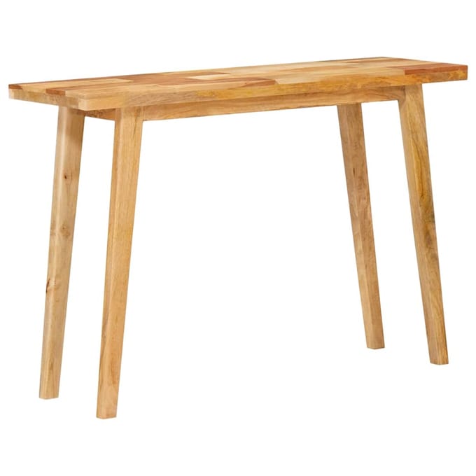 vidaXL - Eettafel - Naturel - 100 - x - 35 - x - 75 - cm - Massief - Mango - Hout