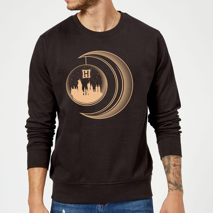 Harry Potter Globe Moon trui - Zwart - S