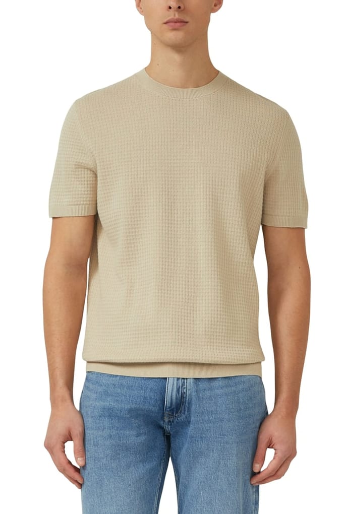 s.Oliver  Pullover Shortsleeve Beige Talla: S | Jerséis Outlet | Hombre | Marrón