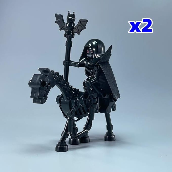 MOC Stenen Bevestiging Actiefiguur Tang Monk Koning Paard gevechtsscène Ruiters Ruiters Accessoires Bouwstenen Jongens Speelgoed black