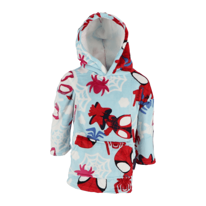 Spidey Hoodie Fleece deken, Web - Kind (3 - 6 jaar) - Polyester