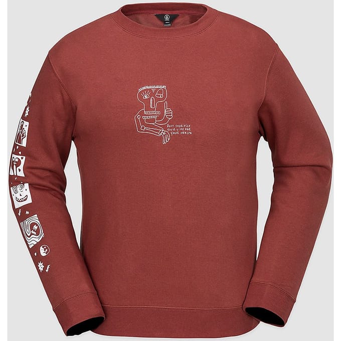 Volcom Essential Crew Sweater rood