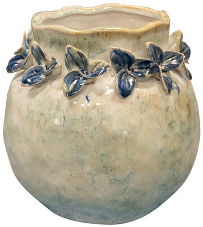 Ter Steege Bloempot Groen-Pastel Groen D 16 cm H 16 cm Opening 9 cm